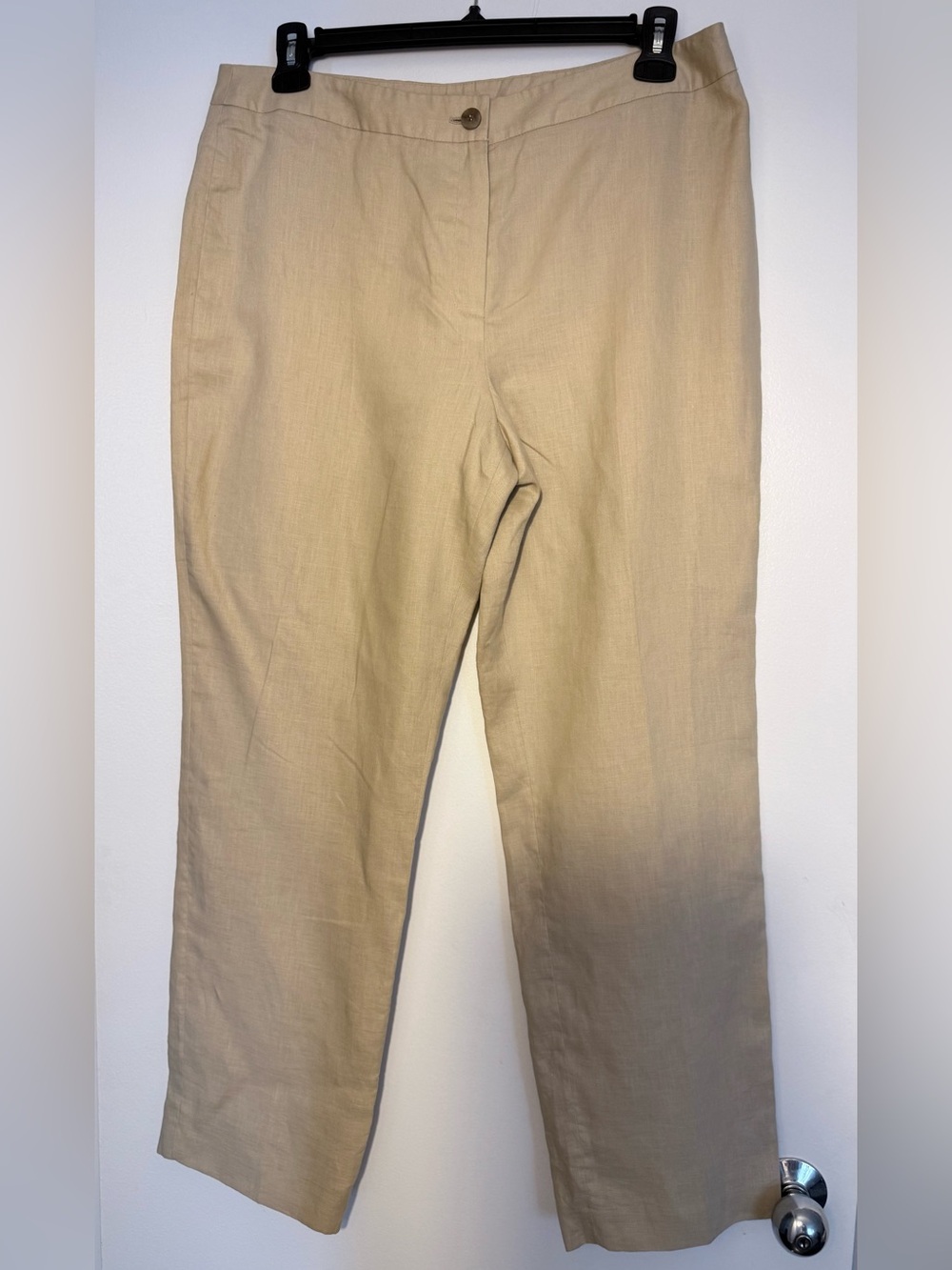 Jones New York Woen's Tan Linen Pants